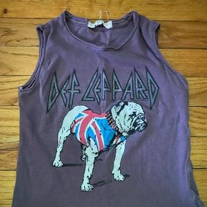 Junk Food Def Leppard Muscle T size xx-Small (4-5)